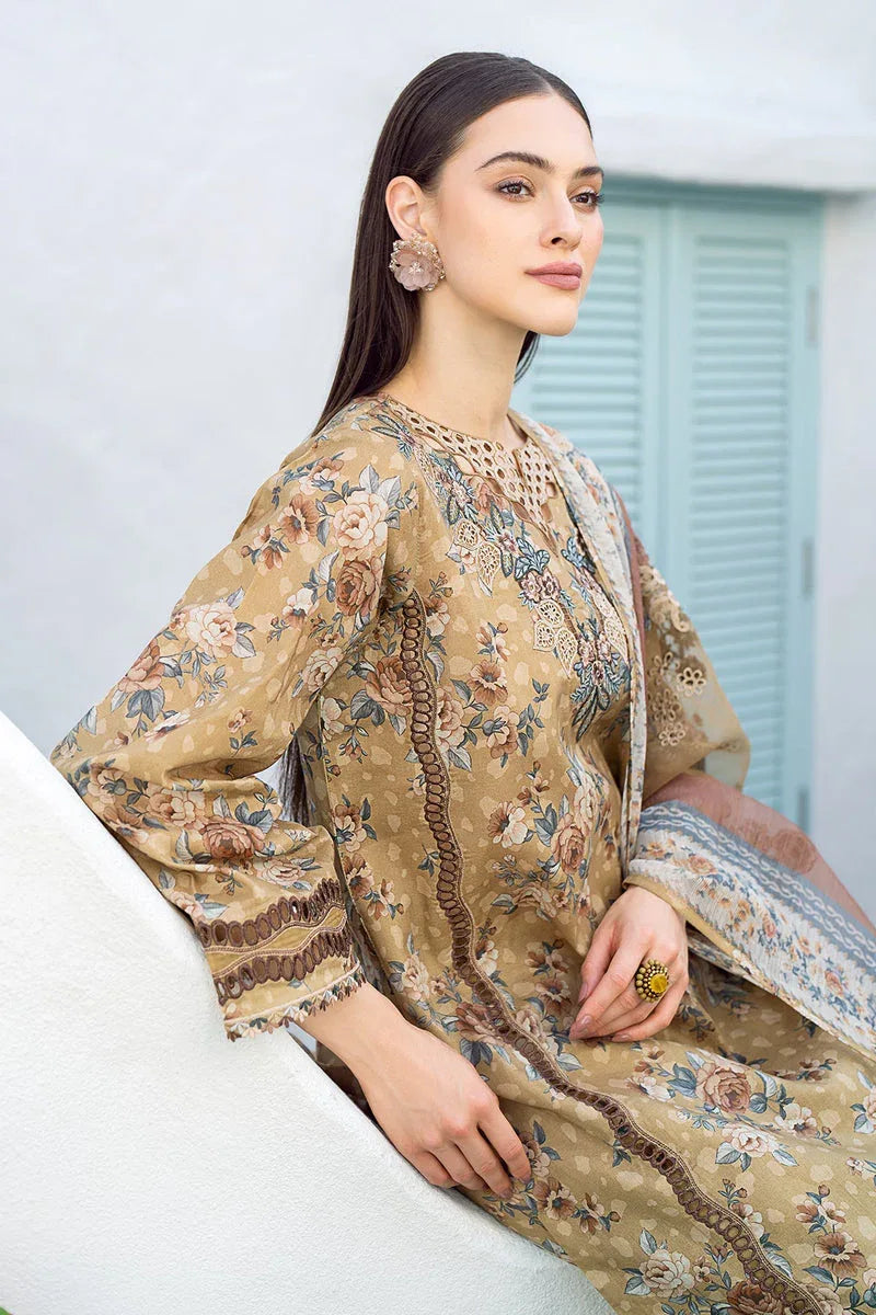 Baroque | Lawn Collection 24 | UF-553 - Rang-e-Khaas