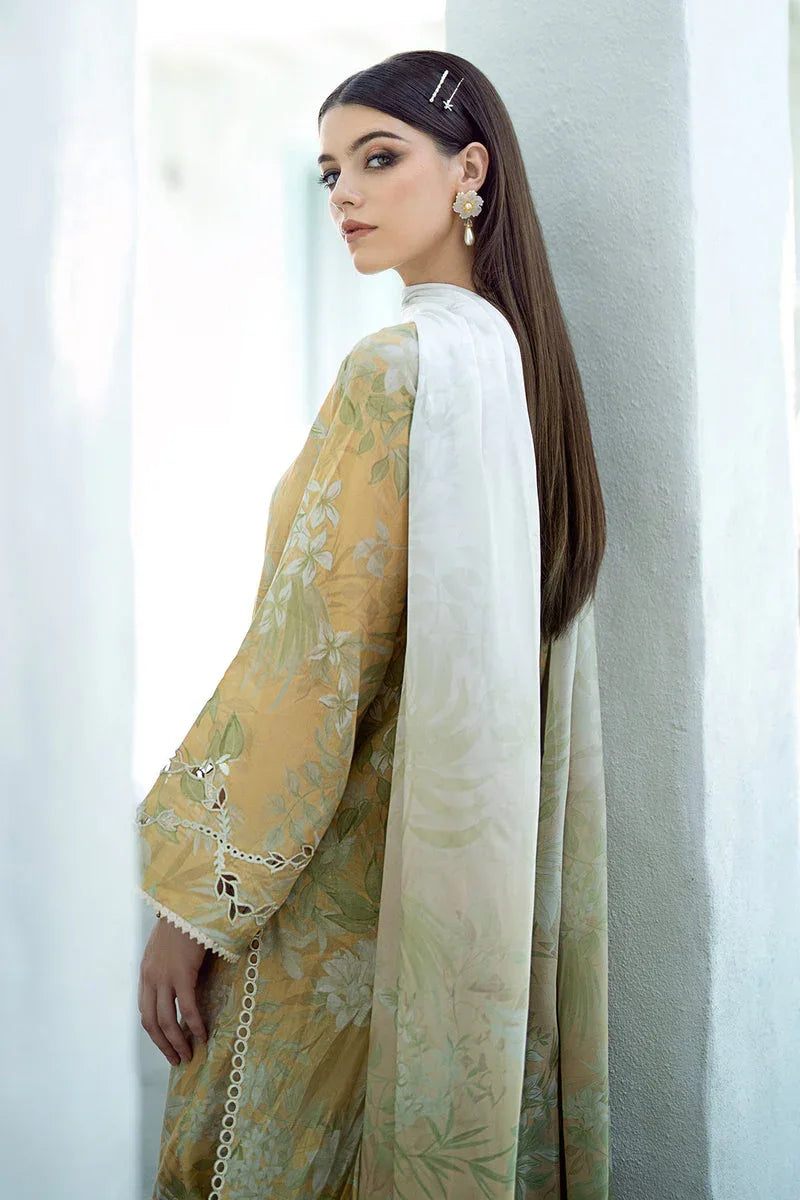 Baroque | Lawn Collection 24 | UF-542 - Rang-e-Khaas