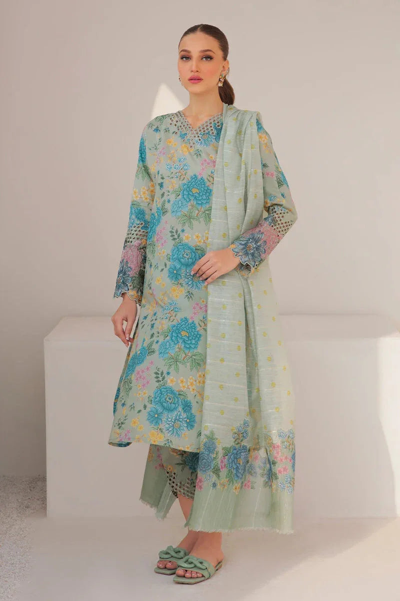 Baroque | Lawn Collection 24 | UF-310 - Rang-e-Khaas