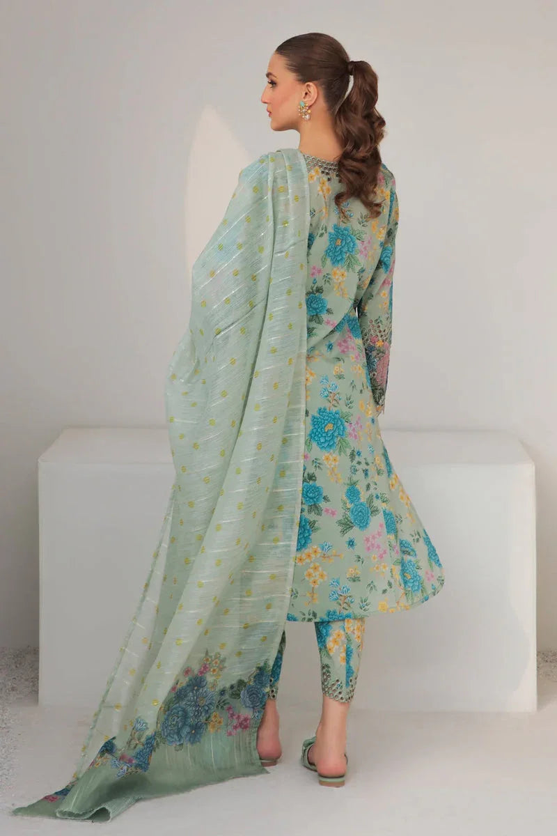 Baroque | Lawn Collection 24 | UF-310 - Rang-e-Khaas