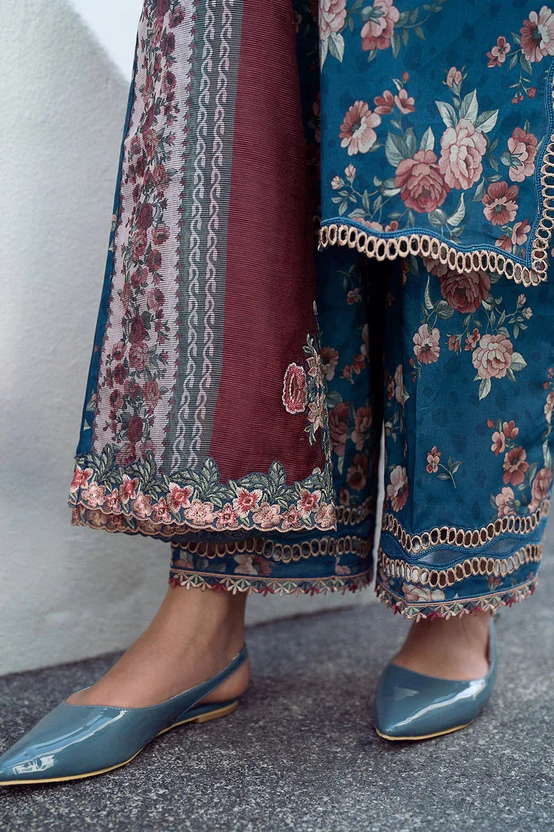 Baroque | Lawn Collection 24 | UF-554 - Rang-e-Khaas