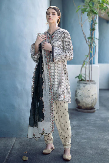 Baroque | Lawn Collection 24 | UF-555 - Rang-e-Khaas
