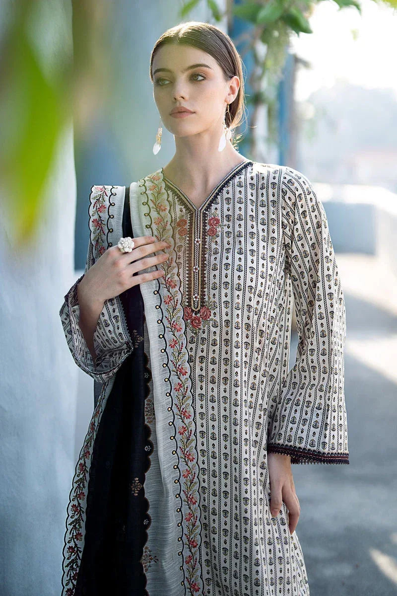Baroque | Lawn Collection 24 | UF-555 - Rang-e-Khaas