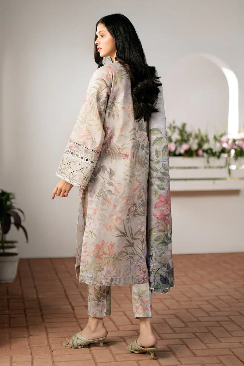Baroque | Lawn Collection 24 | UF-528 - Rang-e-Khaas