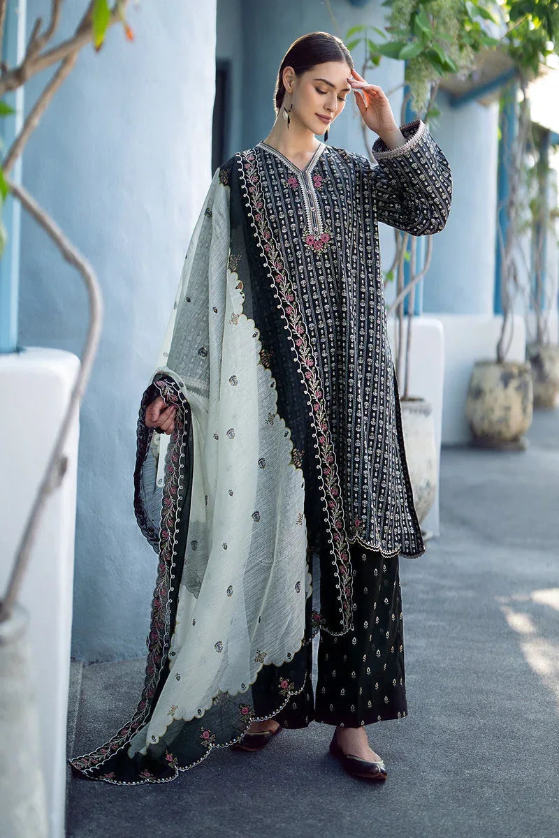 Baroque | Lawn Collection 24 | UF-556 - Rang-e-Khaas