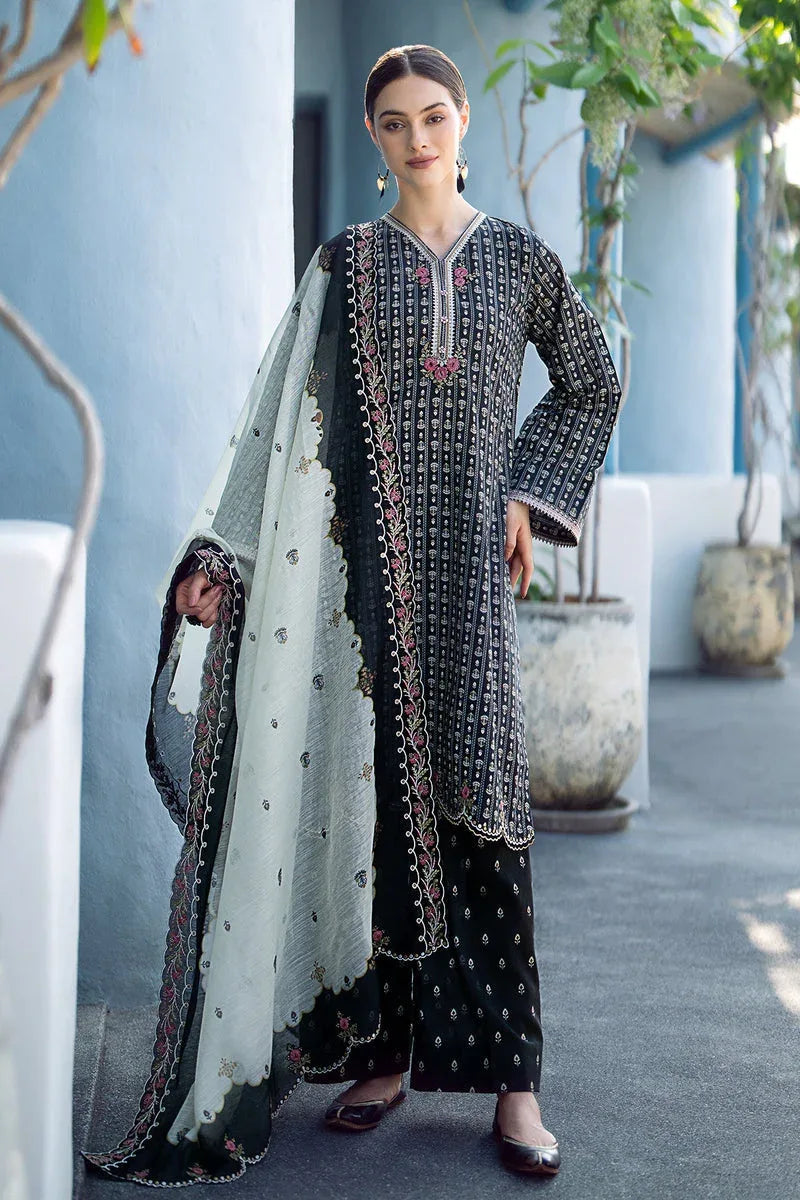 Baroque | Lawn Collection 24 | UF-556 - Rang-e-Khaas
