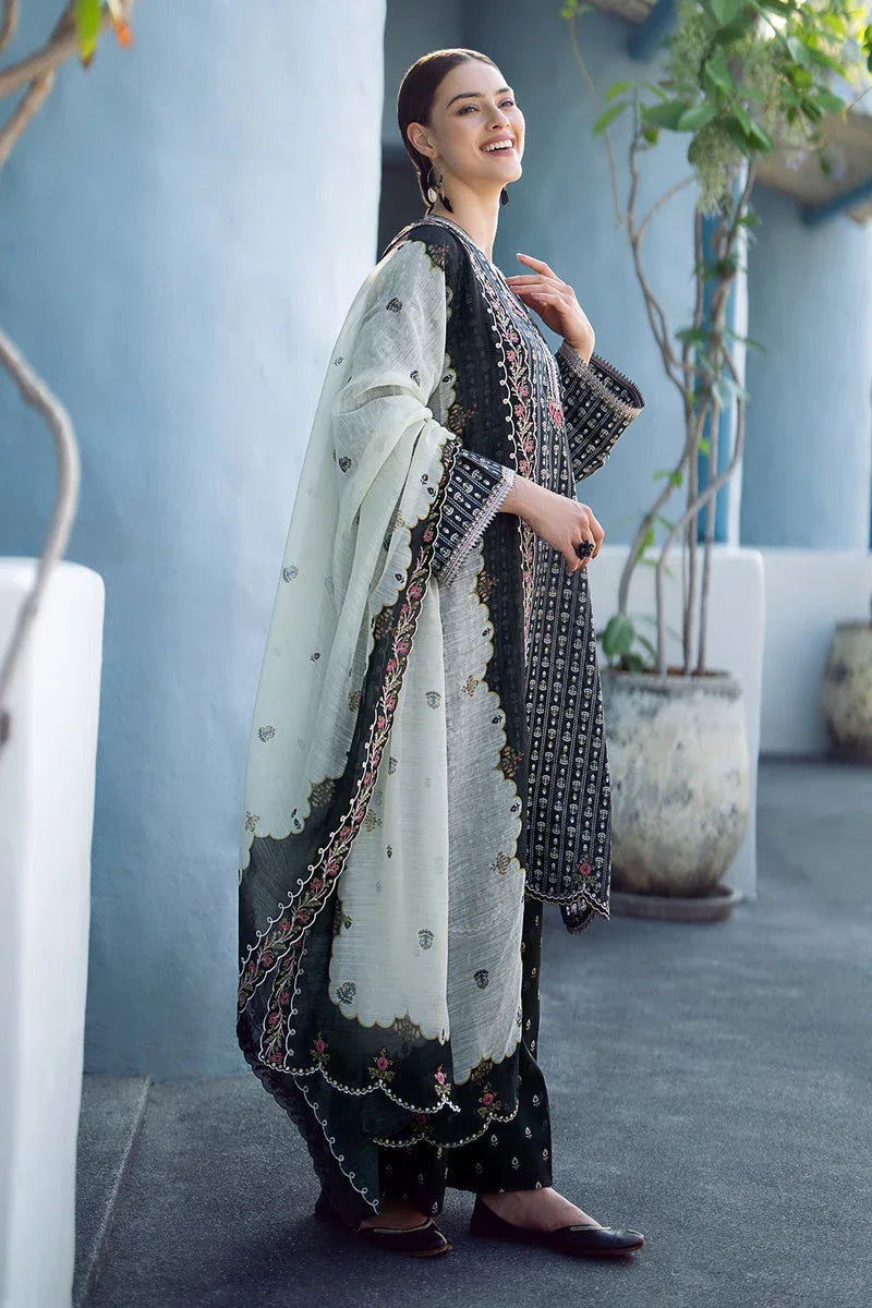 Baroque | Lawn Collection 24 | UF-556 - Rang-e-Khaas