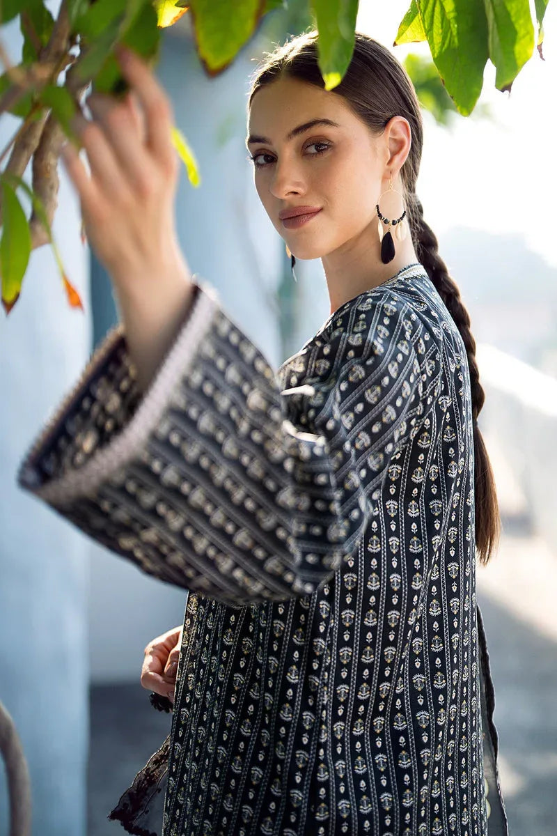 Baroque | Lawn Collection 24 | UF-556 - Rang-e-Khaas