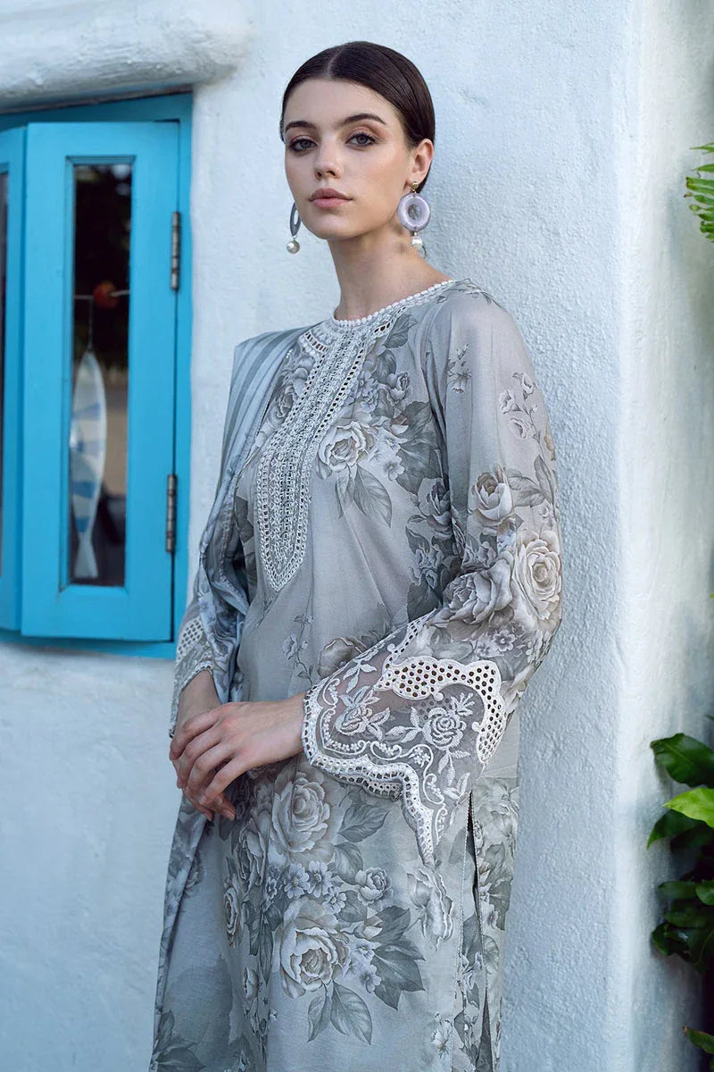 Baroque | Lawn Collection 24 | UF-557 - Rang-e-Khaas