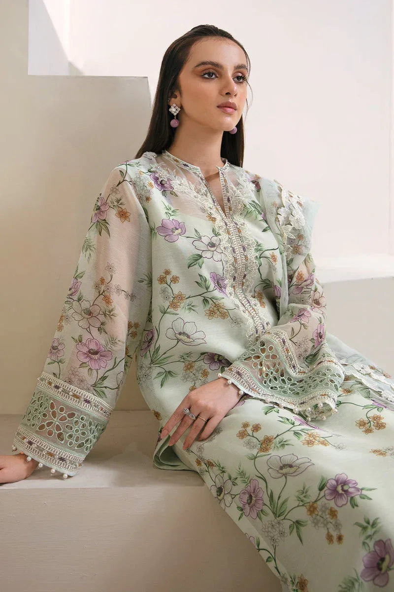 Baroque | Lawn Collection 24 | UF-367 - Rang-e-Khaas