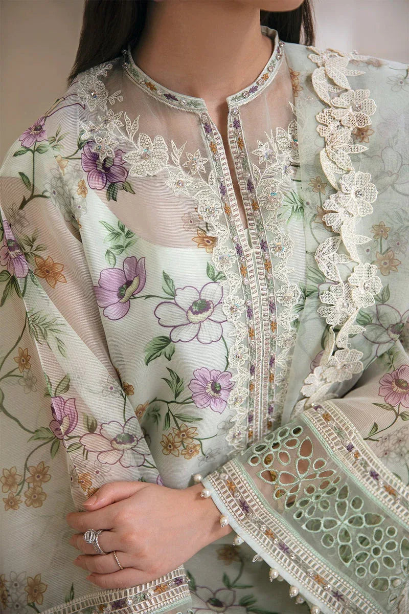 Baroque | Lawn Collection 24 | UF-367 - Rang-e-Khaas