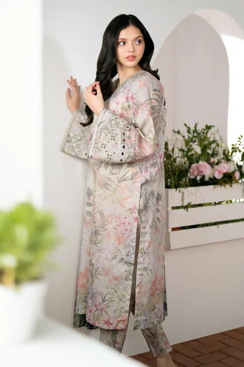Baroque | Lawn Collection 24 | UF-528 - Rang-e-Khaas