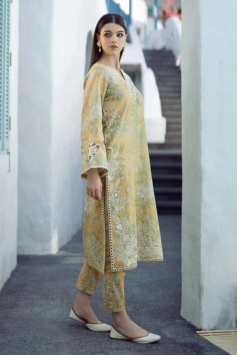Baroque | Lawn Collection 24 | UF-542 - Rang-e-Khaas