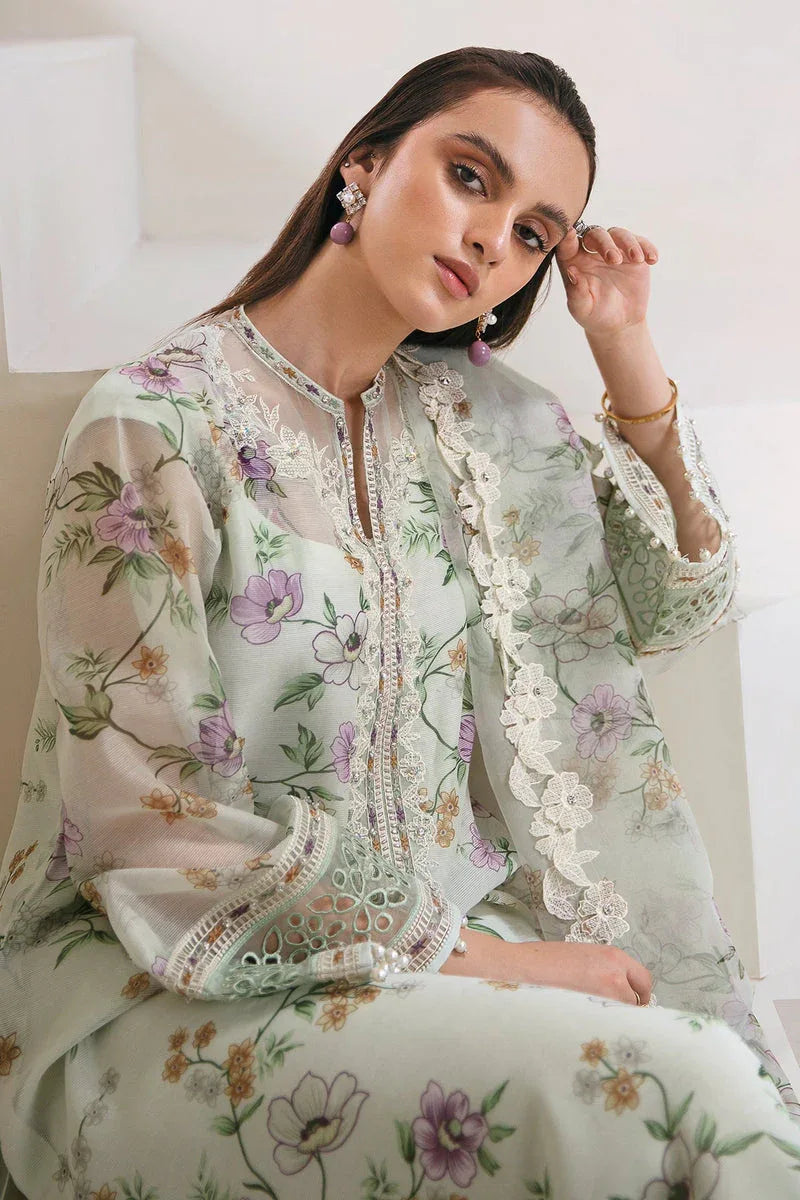Baroque | Lawn Collection 24 | UF-367 - Rang-e-Khaas