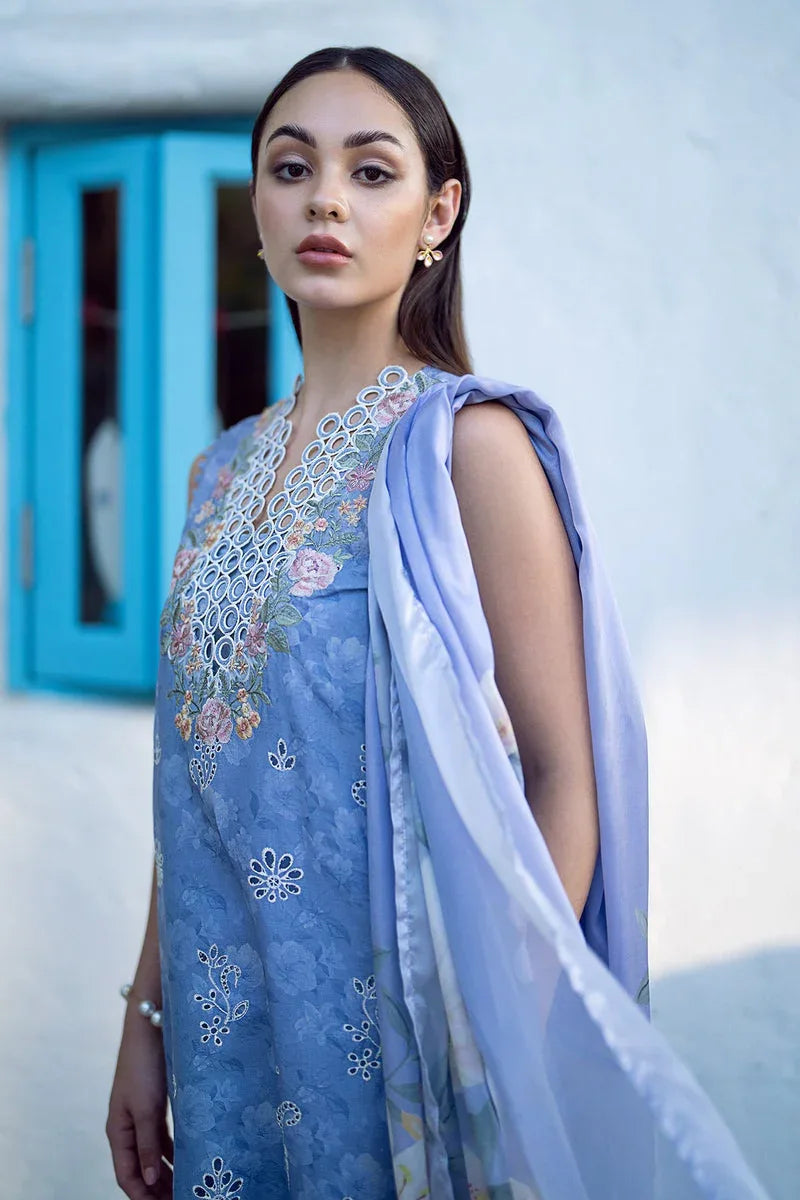 Baroque | Lawn Collection 24 | UF-559 - Rang-e-Khaas
