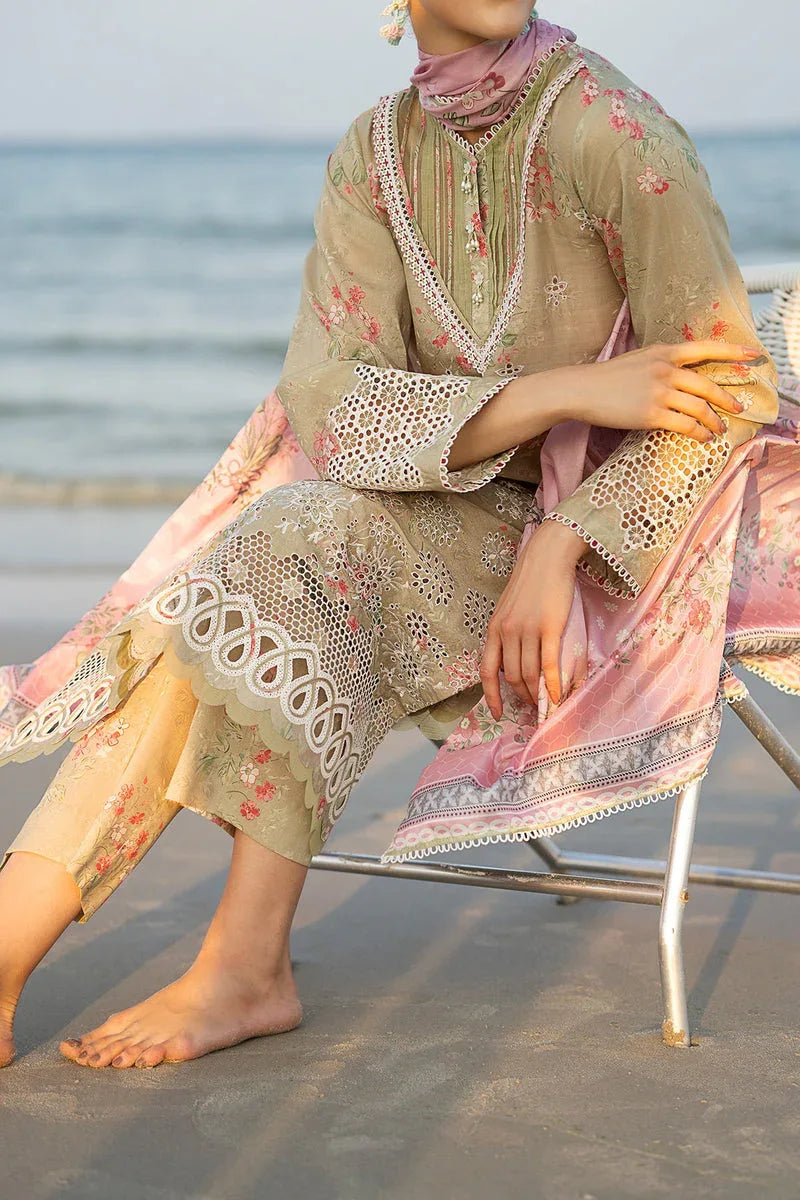 Baroque | Lawn Collection 24 | UF-560 - Rang-e-Khaas
