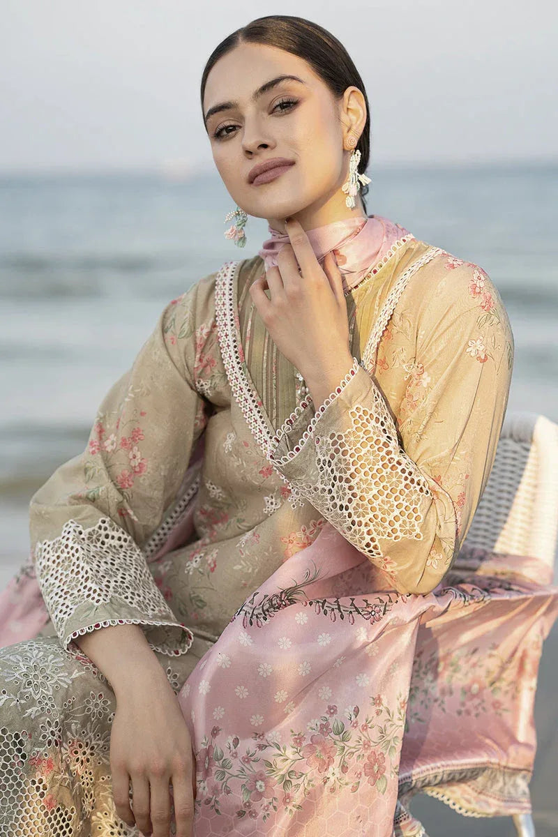 Baroque | Lawn Collection 24 | UF-560 - Rang-e-Khaas