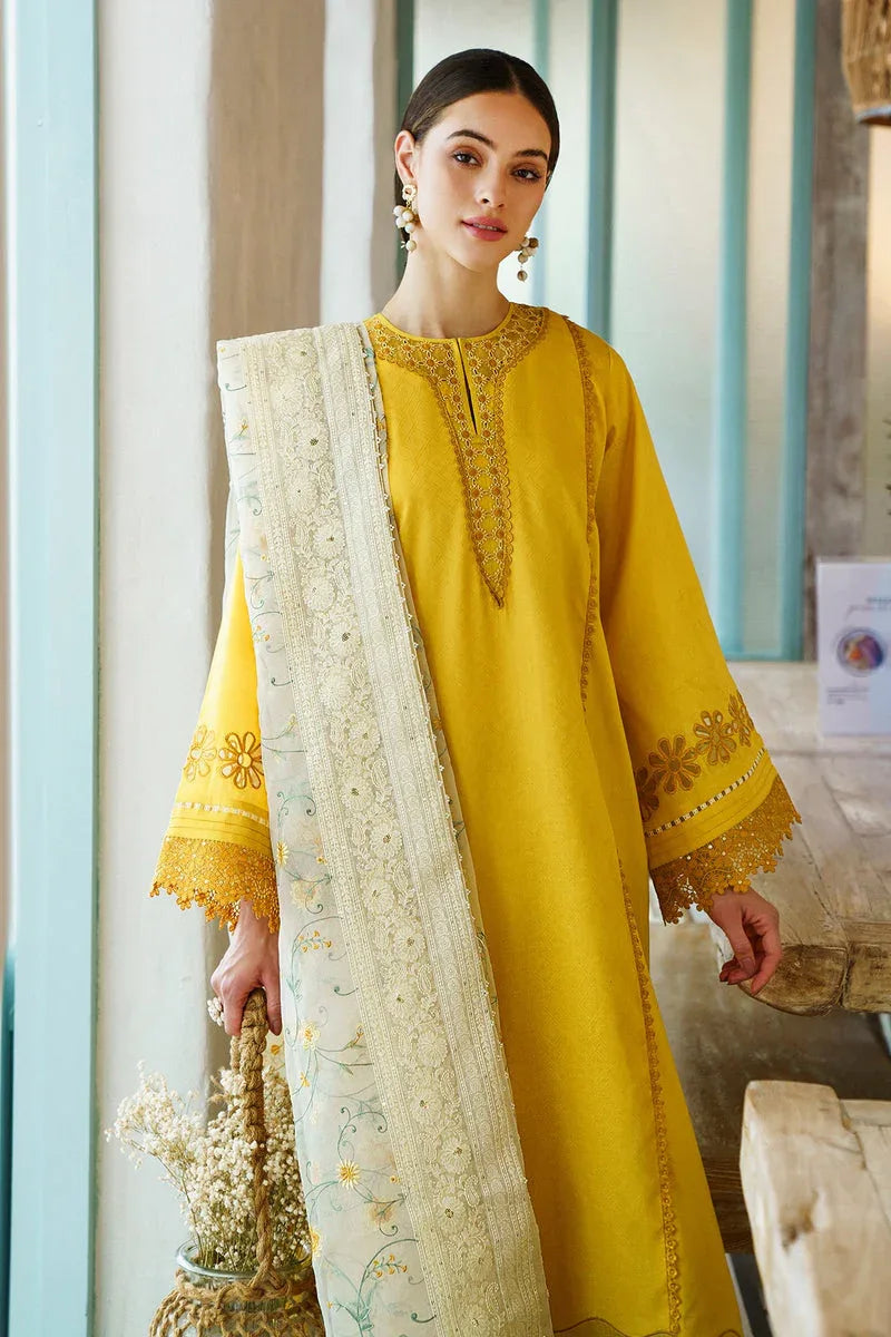 Baroque | Lawn Collection 24 | UF-562 - Rang-e-Khaas