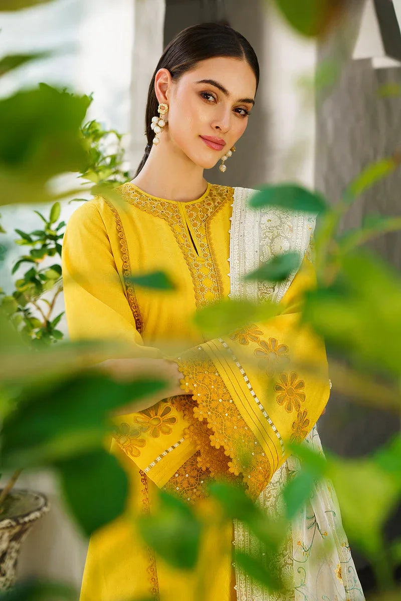 Baroque | Lawn Collection 24 | UF-562 - Rang-e-Khaas