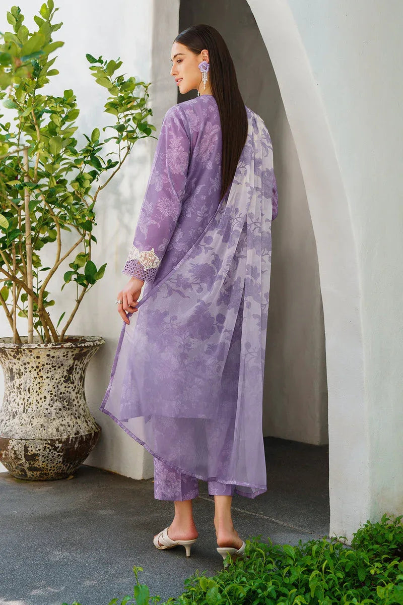 Baroque | Lawn Collection 24 | UF-563 - Rang-e-Khaas