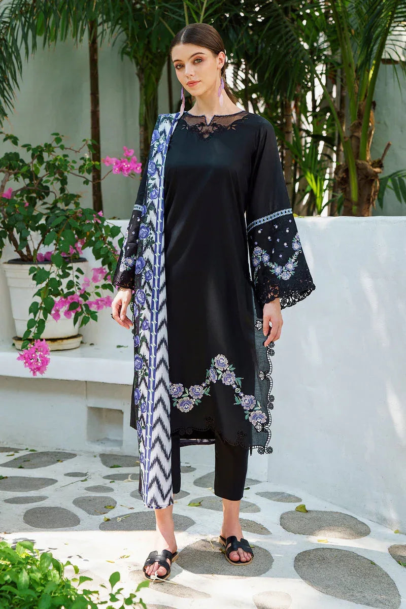 Baroque | Lawn Collection 24 | UF-564 - Rang-e-Khaas