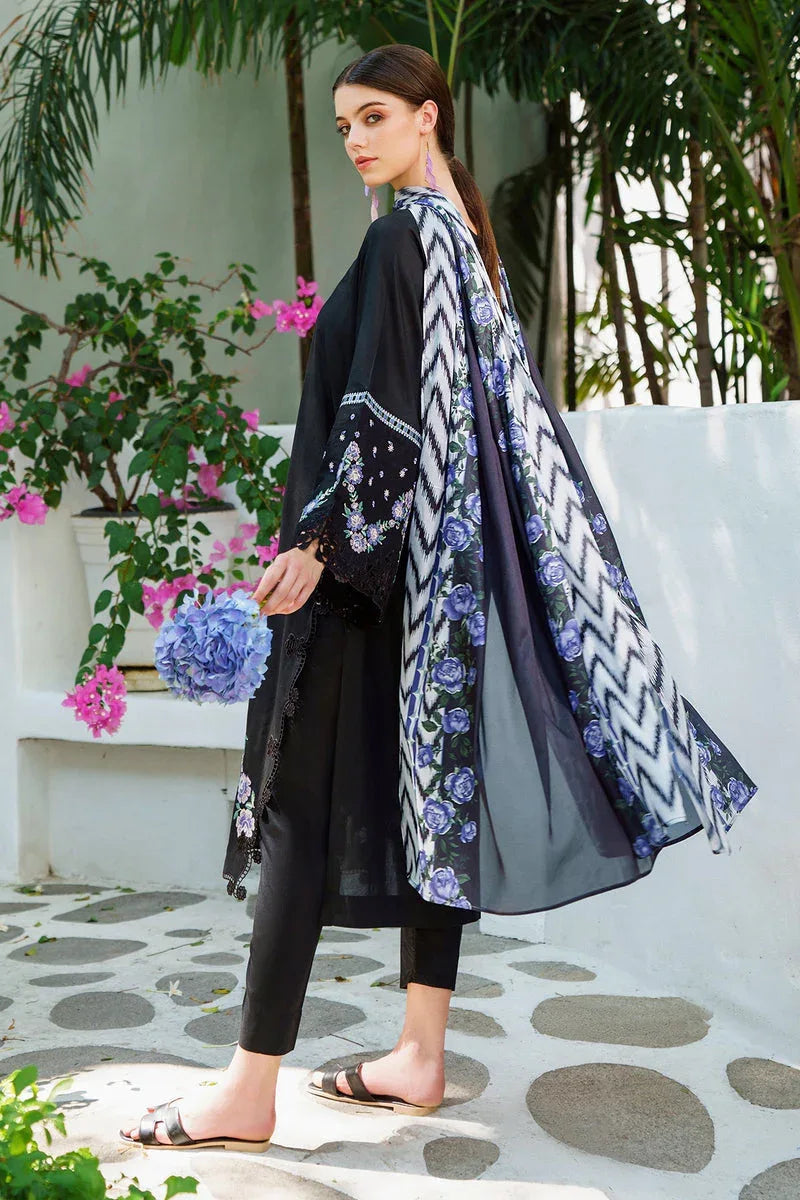 Baroque | Lawn Collection 24 | UF-564 - Rang-e-Khaas