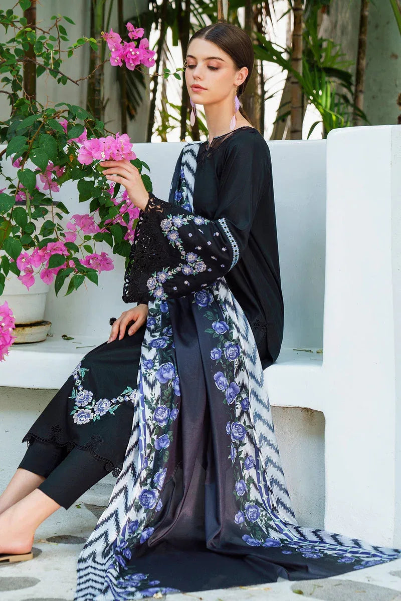 Baroque | Lawn Collection 24 | UF-564 - Rang-e-Khaas