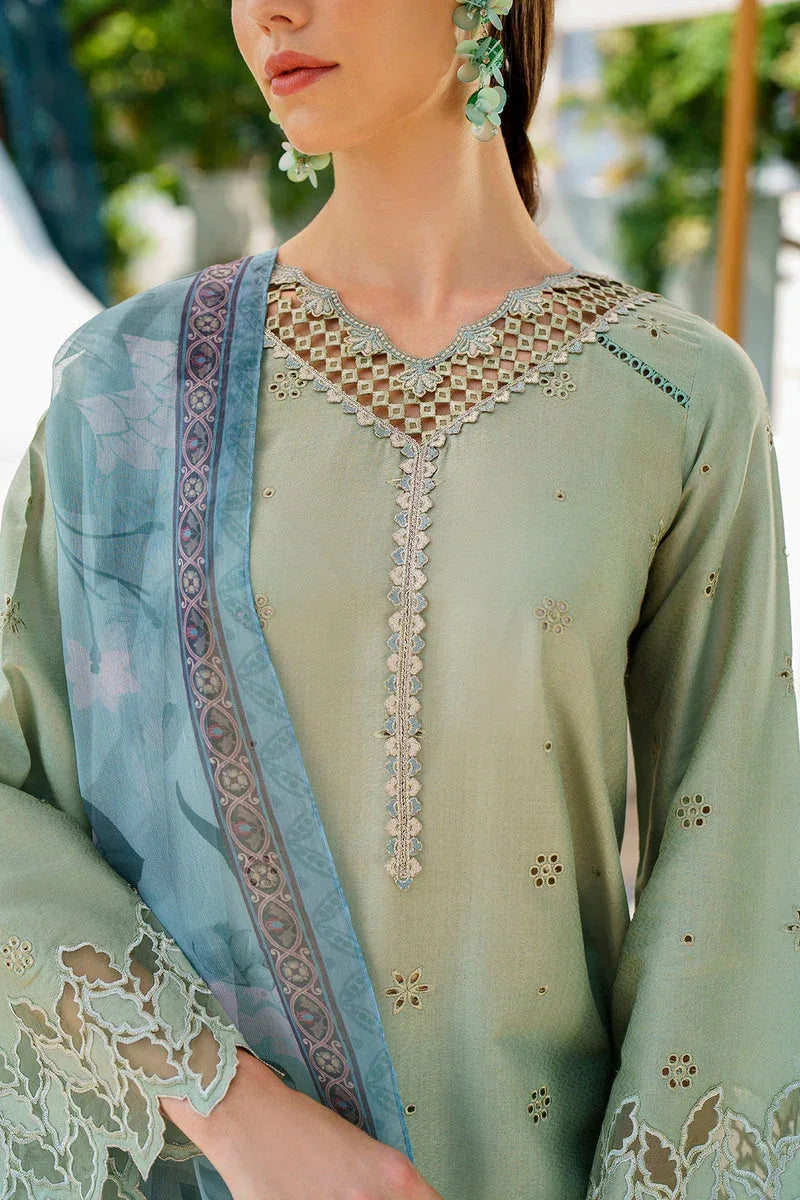 Baroque | Lawn Collection 24 | UF-565 - Rang-e-Khaas