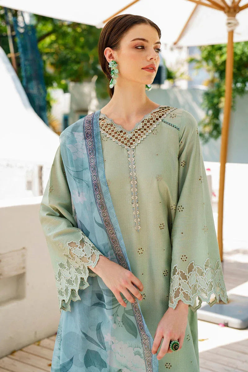 Baroque | Lawn Collection 24 | UF-565 - Rang-e-Khaas