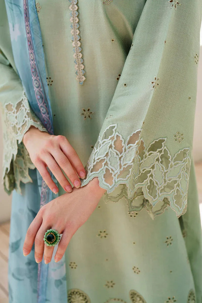 Baroque | Lawn Collection 24 | UF-565 - Rang-e-Khaas