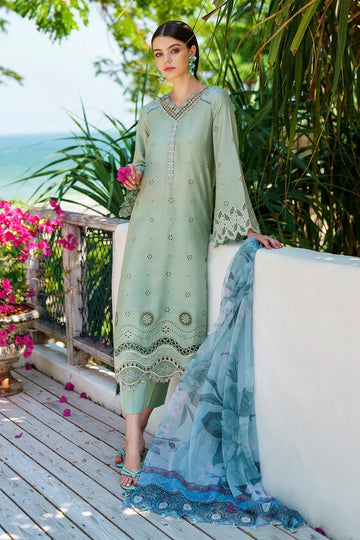 Baroque | Lawn Collection 24 | UF-565 - Rang-e-Khaas