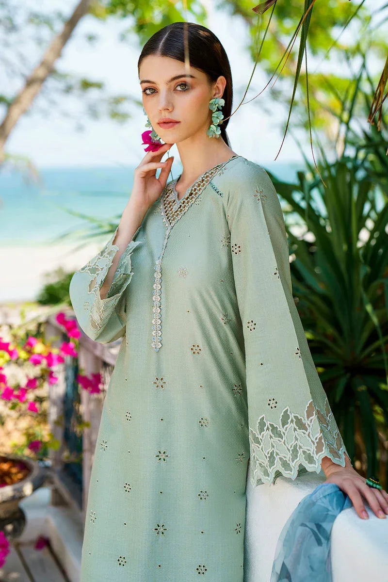 Baroque | Lawn Collection 24 | UF-565 - Rang-e-Khaas