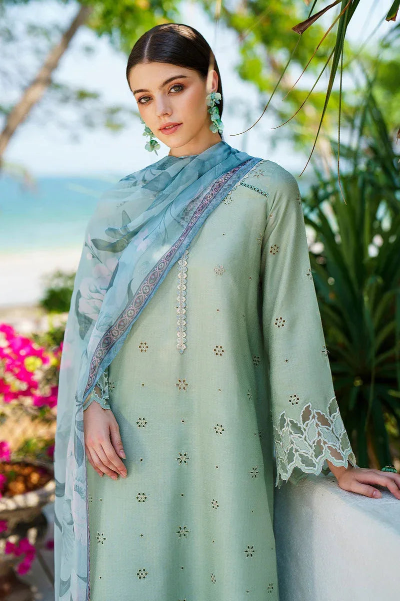 Baroque | Lawn Collection 24 | UF-565 - Rang-e-Khaas