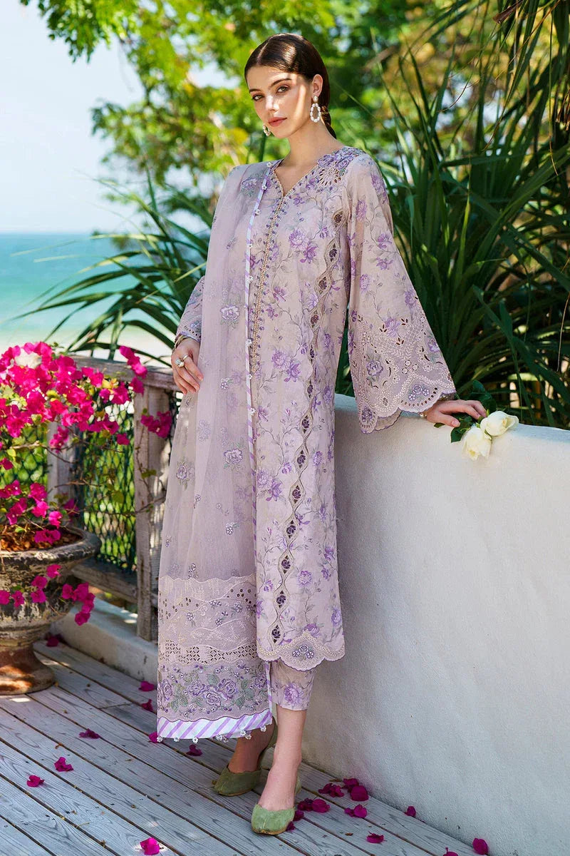 Baroque | Lawn Collection 24 | UF-566 - Rang-e-Khaas