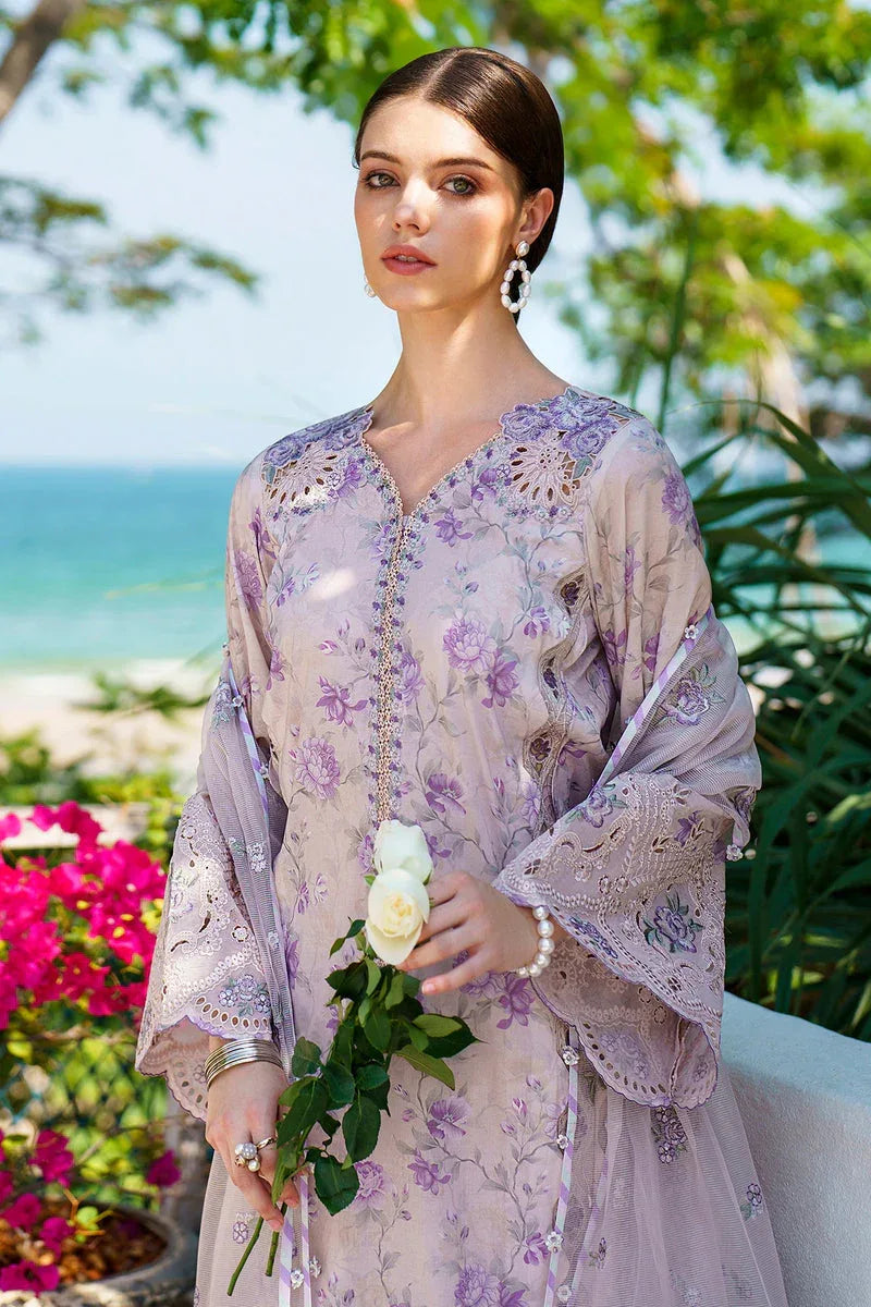 Baroque | Lawn Collection 24 | UF-566 - Rang-e-Khaas