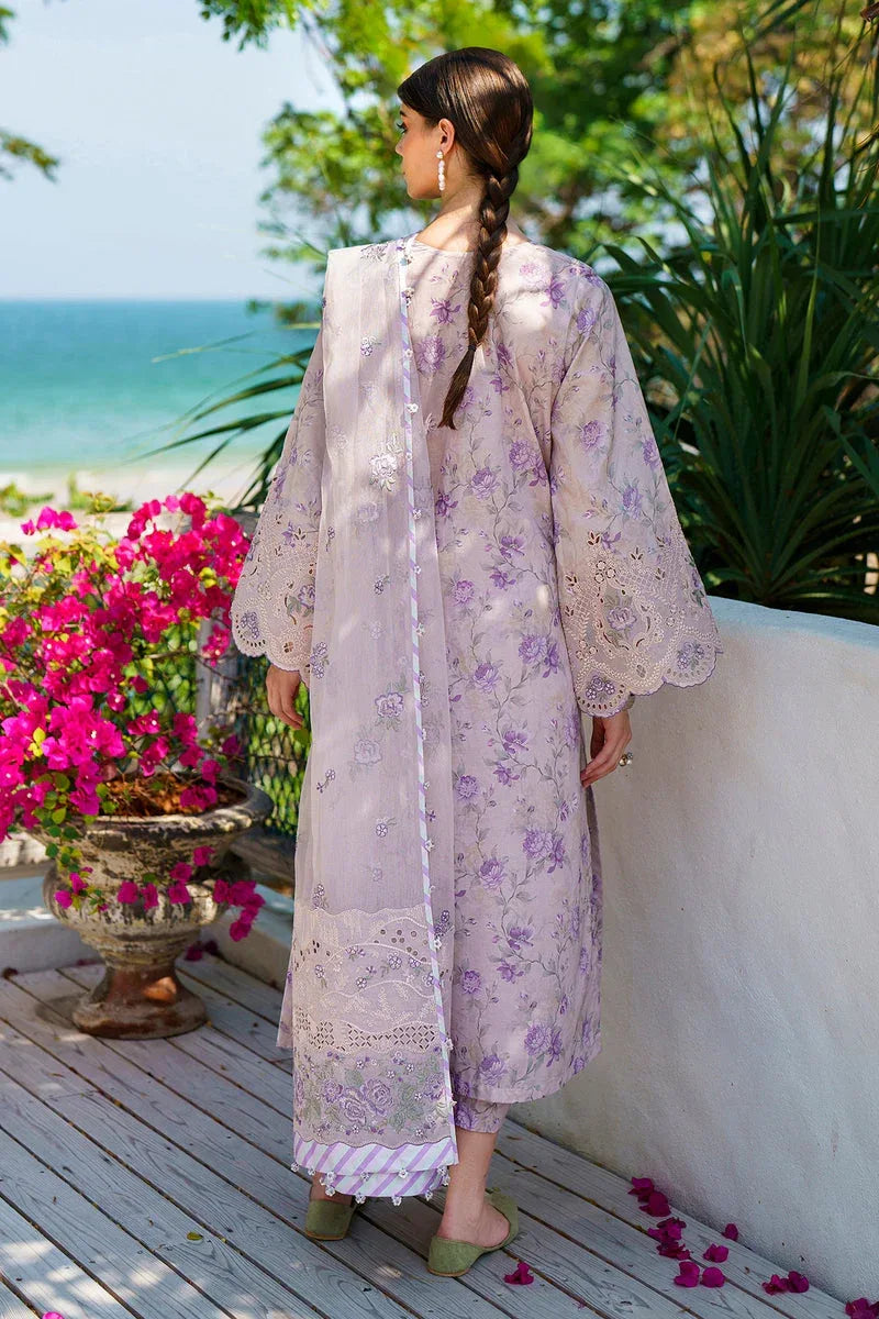 Baroque | Lawn Collection 24 | UF-566 - Rang-e-Khaas