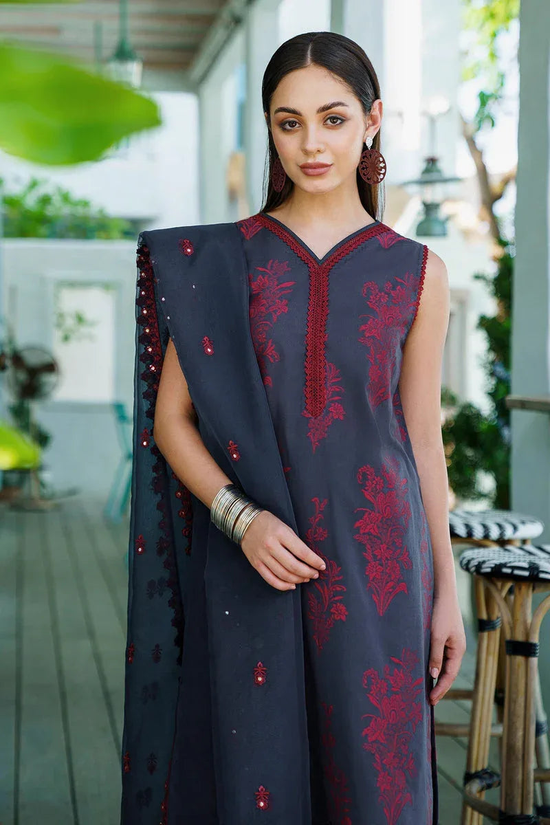 Baroque | Lawn Collection 24 | UF-567 - Rang-e-Khaas