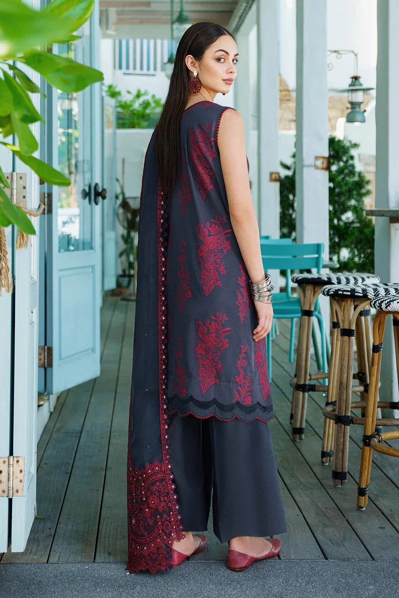 Baroque | Lawn Collection 24 | UF-567 - Rang-e-Khaas