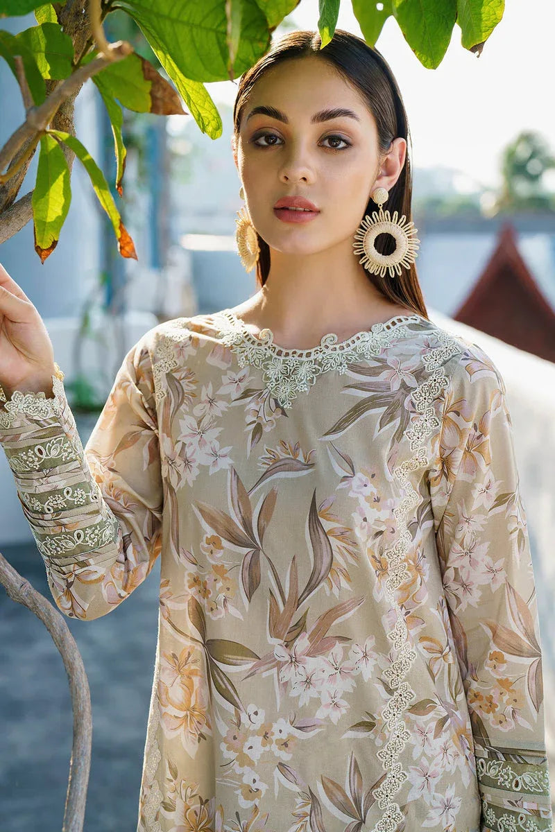 Baroque | Lawn Collection 24 | UF-568 - Rang-e-Khaas
