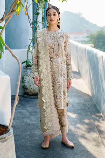 Baroque | Lawn Collection 24 | UF-568 - Rang-e-Khaas