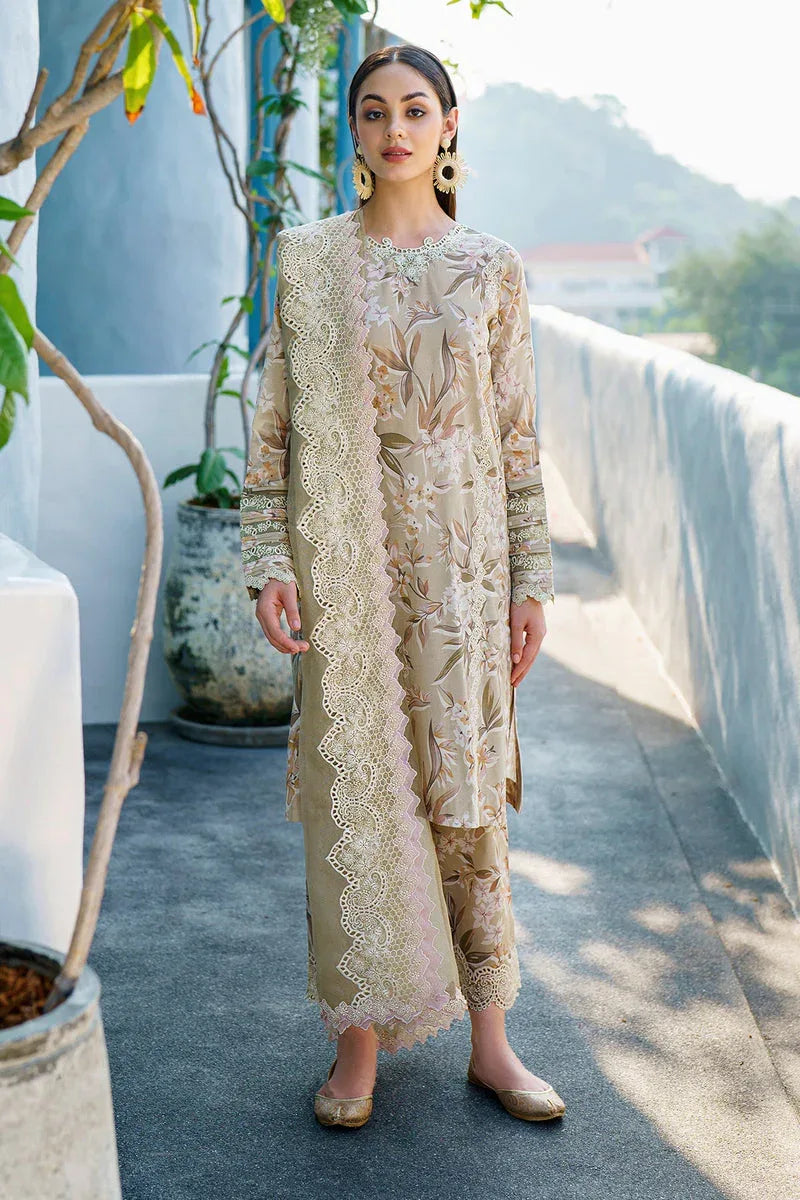 Baroque | Lawn Collection 24 | UF-568 - Rang-e-Khaas