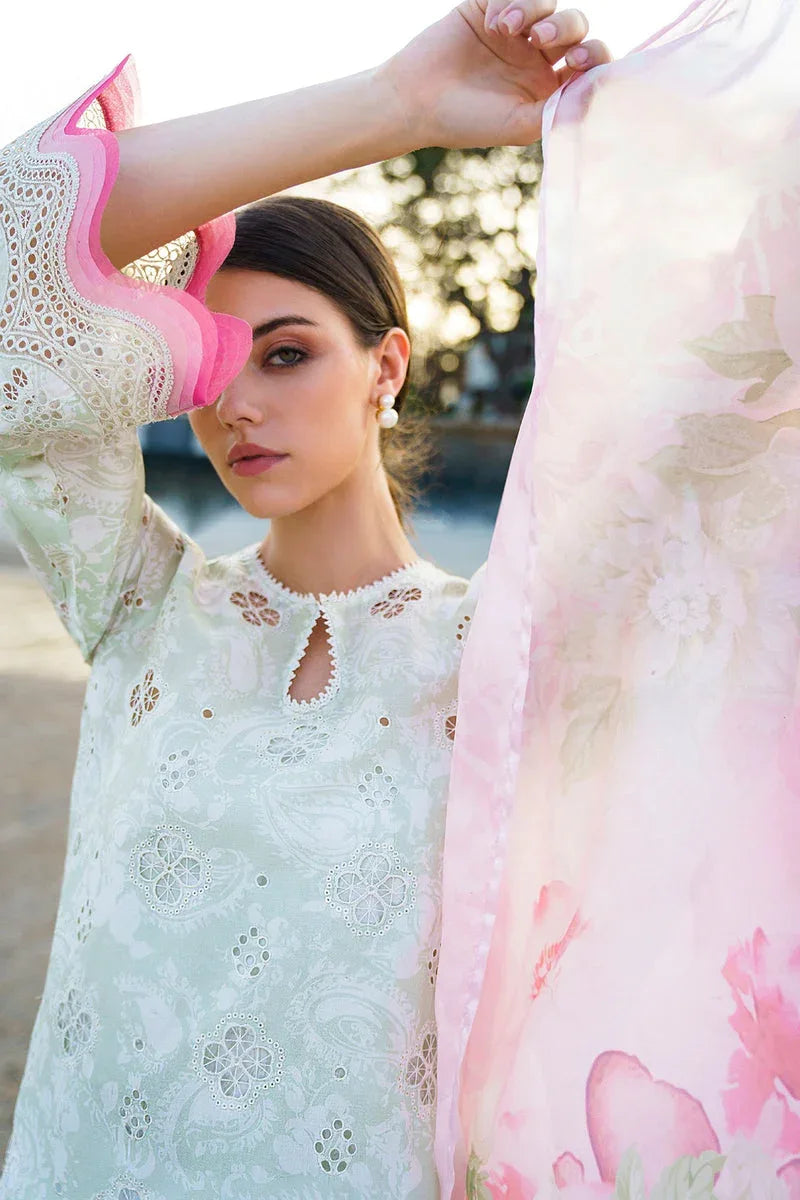Baroque | Lawn Collection 24 | UF-569 - Rang-e-Khaas