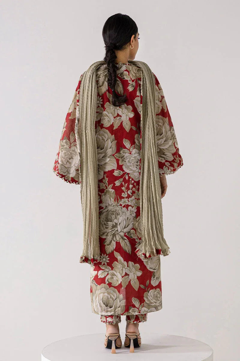 Baroque | Lawn Collection 24 | UF-378 - Rang-e-Khaas