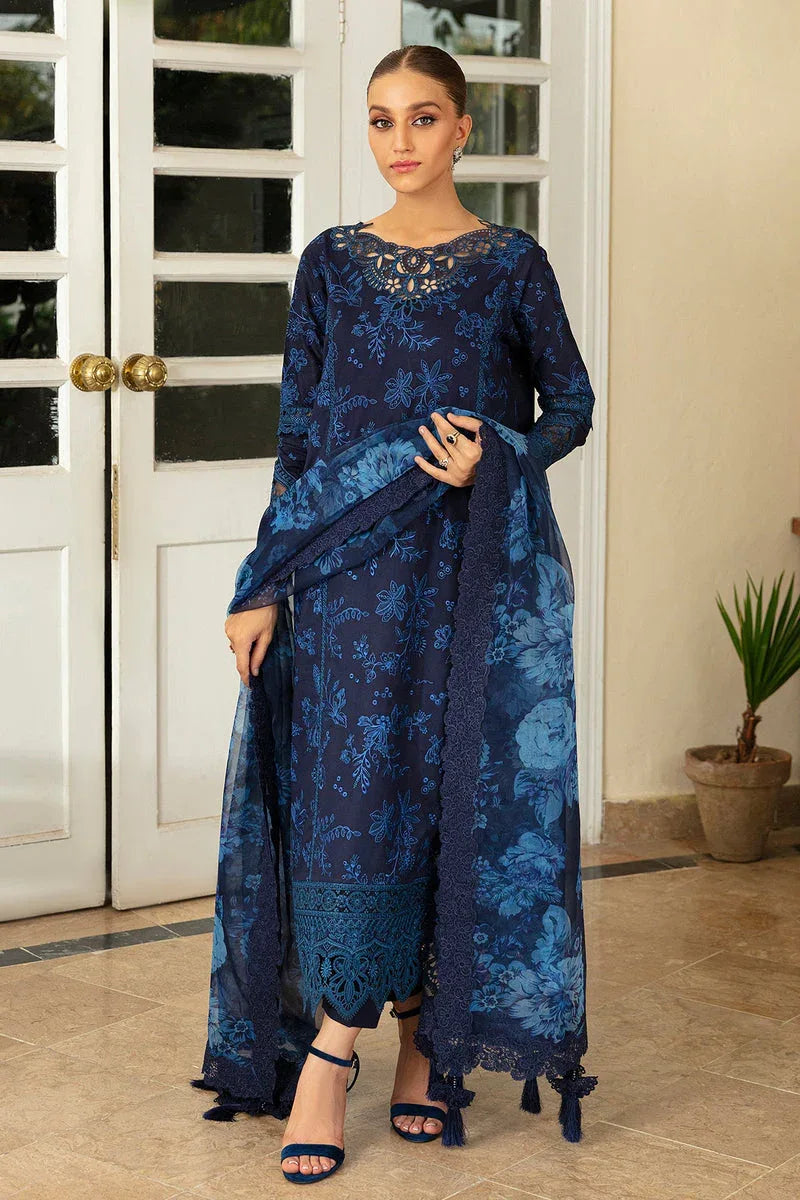Baroque | Lawn Collection 24 | UF-380 - Rang-e-Khaas