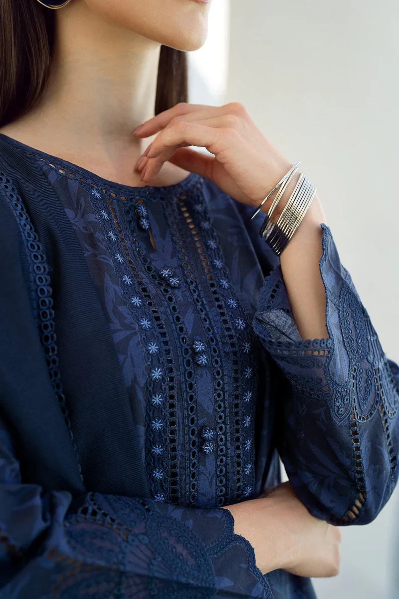 Baroque | Lawn Collection 24 | UF-544 - Rang-e-Khaas
