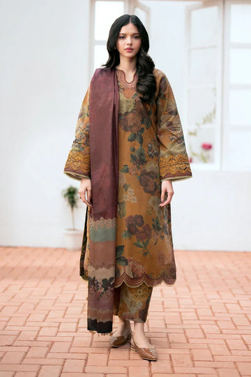 Baroque | Lawn Collection 24 | UF-530 - Rang-e-Khaas