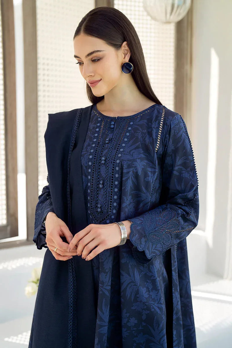 Baroque | Lawn Collection 24 | UF-544 - Rang-e-Khaas