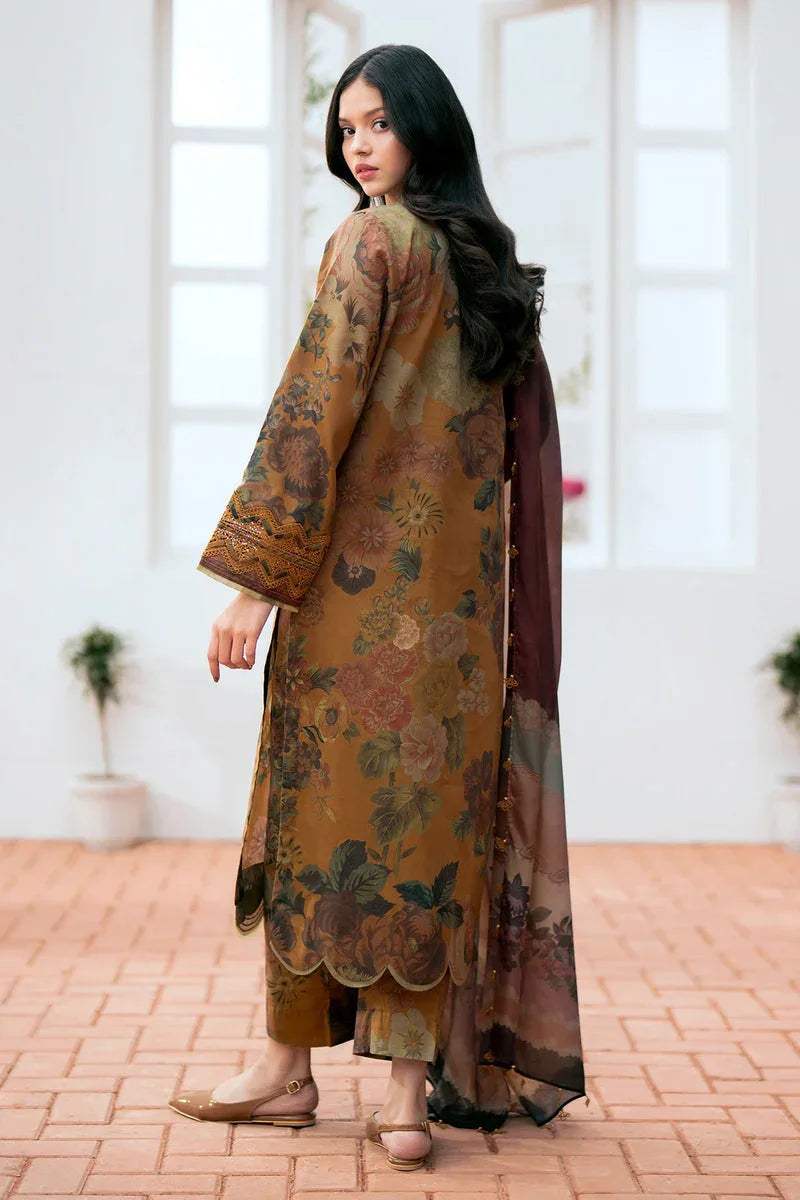 Baroque | Lawn Collection 24 | UF-530 - Rang-e-Khaas