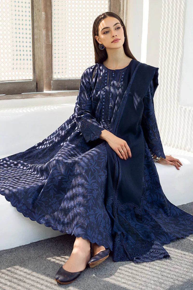 Baroque | Lawn Collection 24 | UF-544 - Rang-e-Khaas