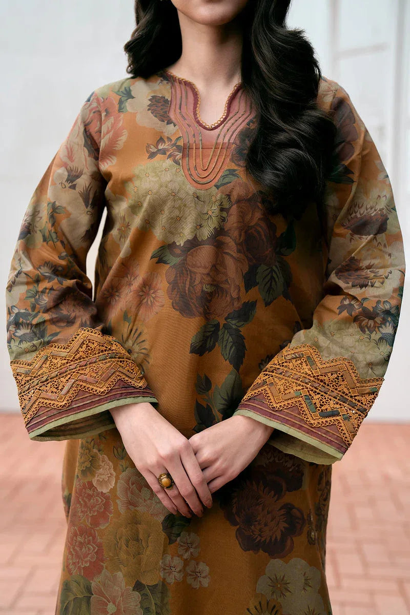 Baroque | Lawn Collection 24 | UF-530 - Rang-e-Khaas